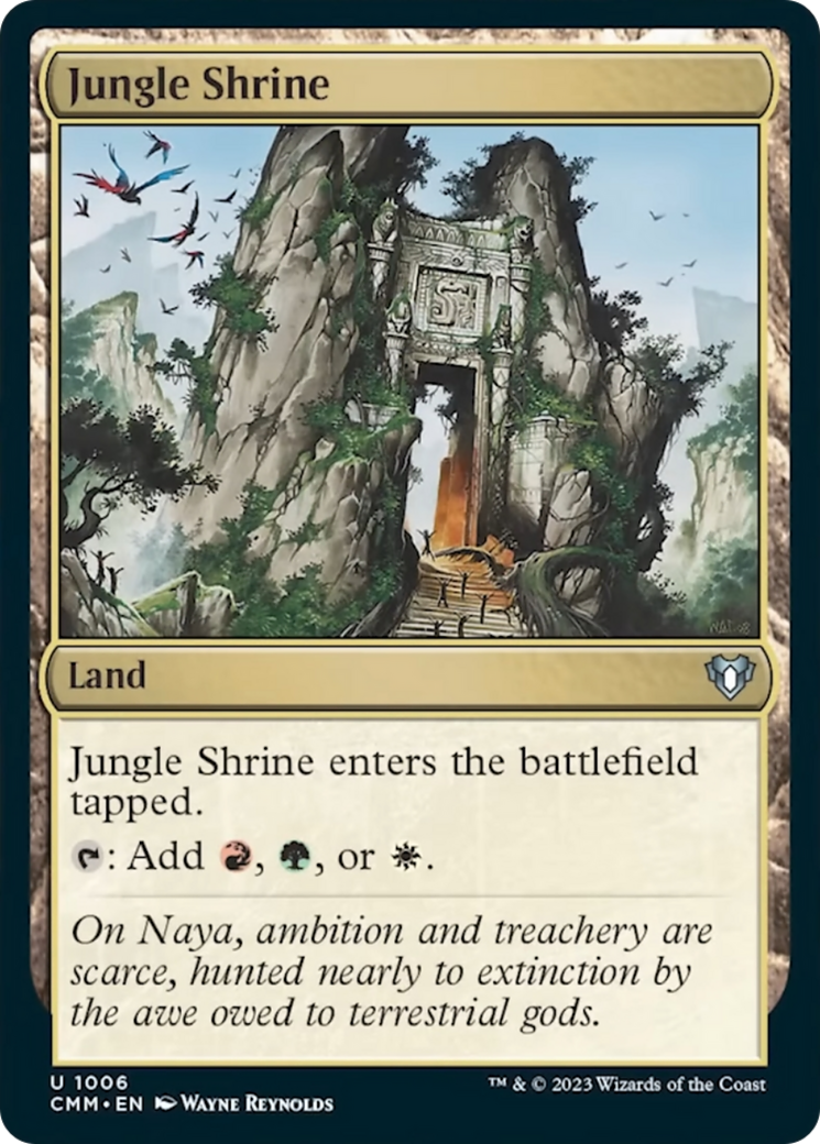 Jungle Shrine [Commander Masters] | Gear Gaming Bentonville