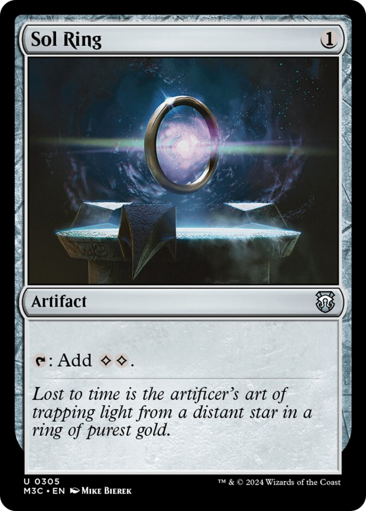 Sol Ring (Ripple Foil) [Modern Horizons 3 Commander] | Gear Gaming Bentonville