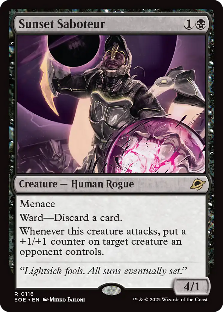Sunset Saboteur [Edge of Eternities] | Gear Gaming Bentonville