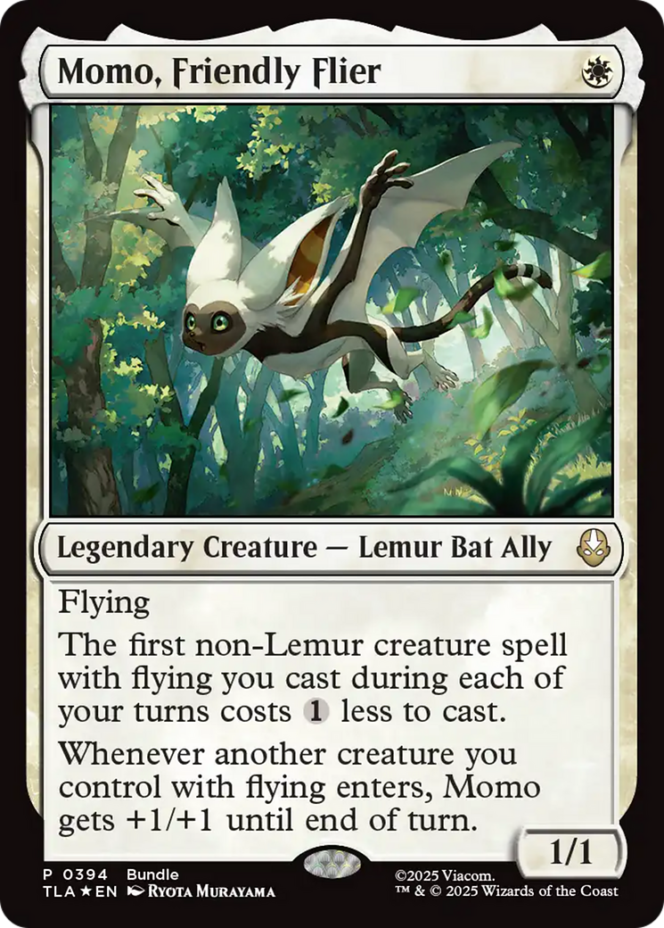 Momo, Friendly Flier (Bundle) [Avatar: The Last Airbender Promos] | Gear Gaming Bentonville
