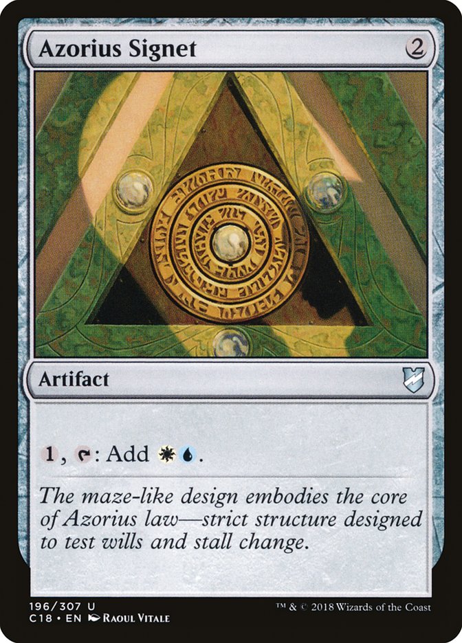 Azorius Signet [Commander 2018] | Gear Gaming Bentonville