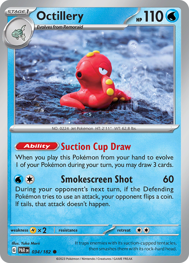 Octillery (034/182) [Scarlet & Violet: Paradox Rift] | Gear Gaming Bentonville