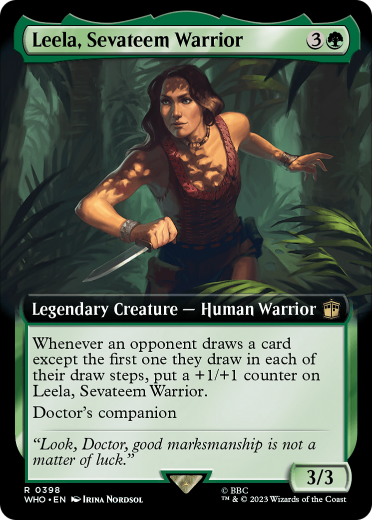 Leela, Sevateem Warrior (Extended Art) [Doctor Who] | Gear Gaming Bentonville