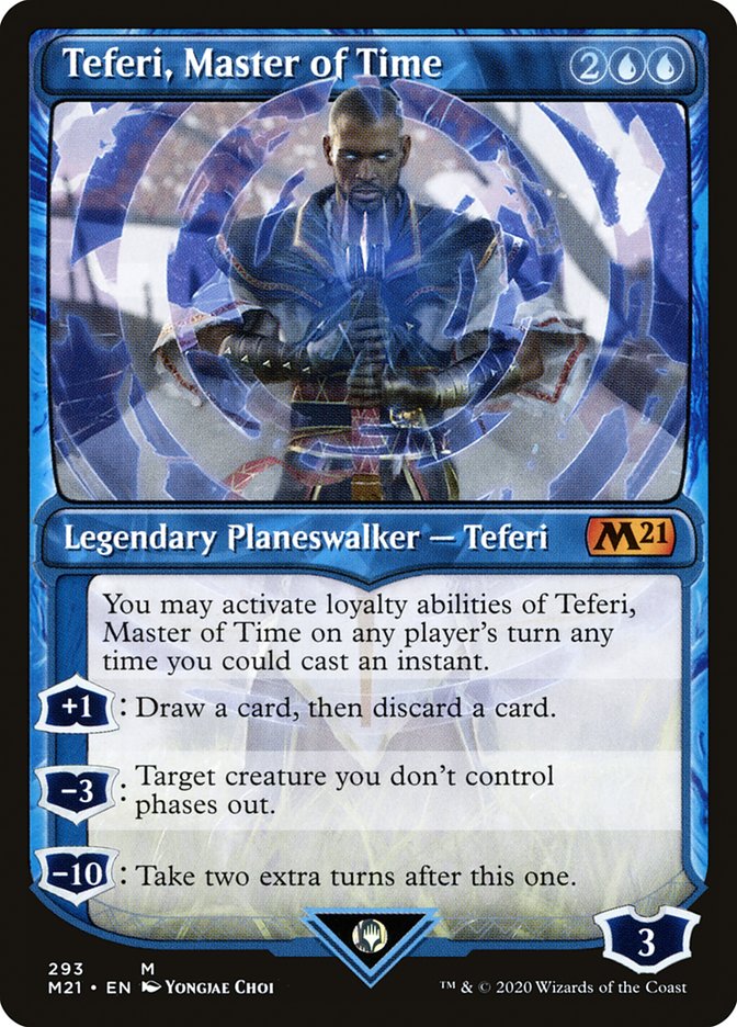 Teferi, Master of Time (Showcase) (293) [Core Set 2021] | Gear Gaming Bentonville