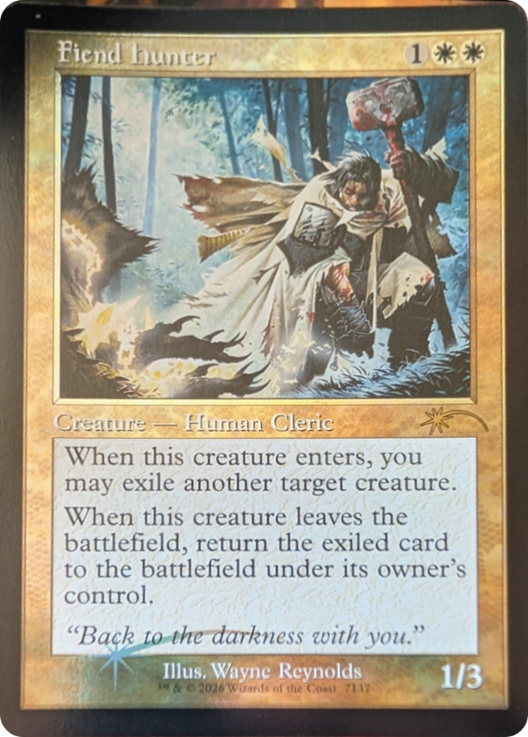 Fiend Hunter (Retro Frame) [Secret Lair Drop Series] | Gear Gaming Bentonville