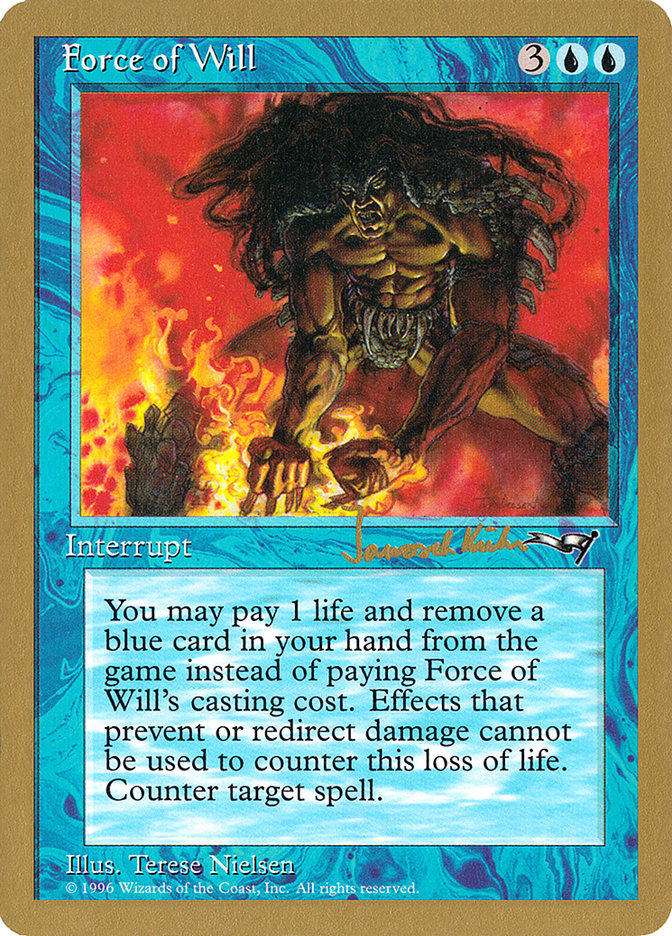 Force of Will (Janosch Kuhn) [World Championship Decks 1997] | Gear Gaming Bentonville