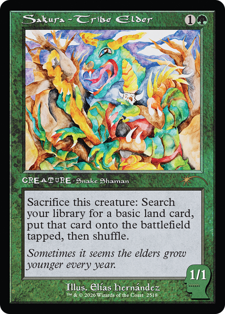 Sakura-Tribe Elder (2518) [Secret Lair Drop Series] | Gear Gaming Bentonville