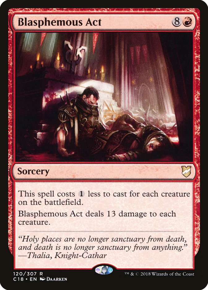 Blasphemous Act [Commander 2018] | Gear Gaming Bentonville