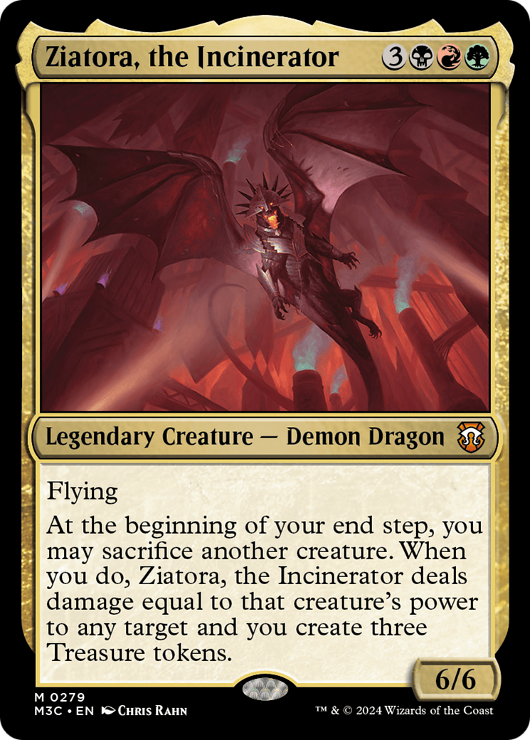 Ziatora, the Incinerator (Ripple Foil) [Modern Horizons 3 Commander] | Gear Gaming Bentonville