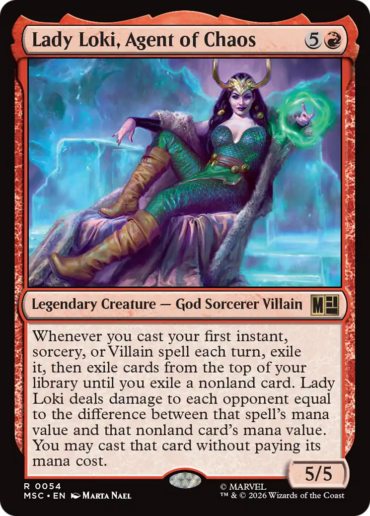 Lady Loki, Agent of Chaos (Surge Foil) [Marvel Super Heroes Commander] | Gear Gaming Bentonville