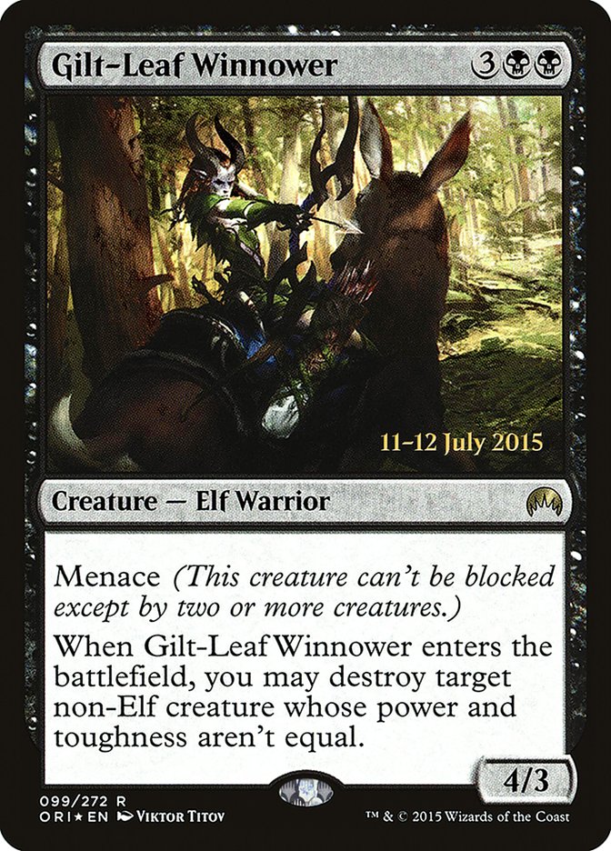 Gilt-Leaf Winnower [Magic Origins Prerelease Promos] | Gear Gaming Bentonville