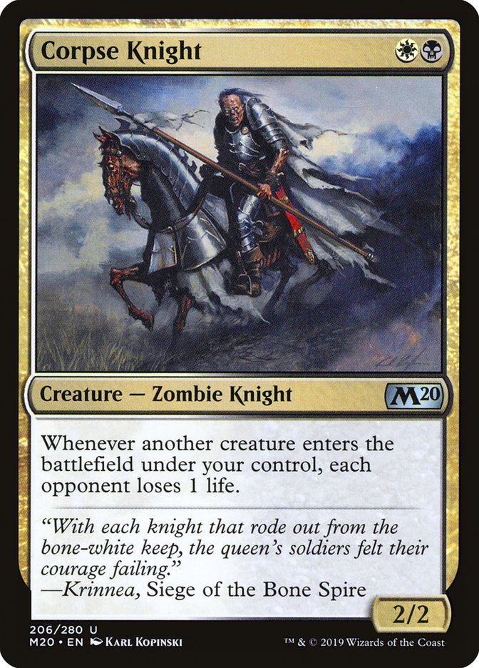 Corpse Knight (2/2) [Core Set 2020] | Gear Gaming Bentonville