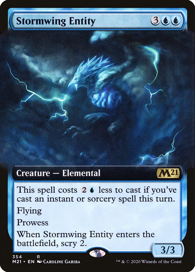 Stormwing Entity (Extended Art) [Core Set 2021] | Gear Gaming Bentonville
