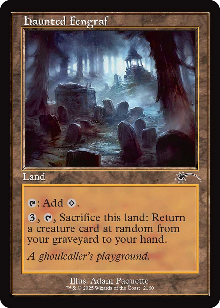Haunted Fengraf (Retro Frame) [Secret Lair Drop Series] | Gear Gaming Bentonville