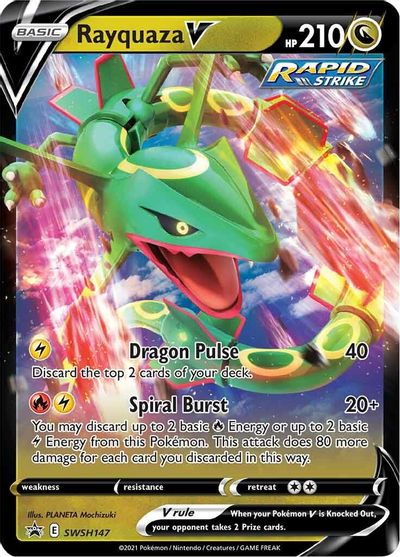 Rayquaza V (SWSH147) [Sword & Shield: Black Star Promos] | Gear Gaming Bentonville