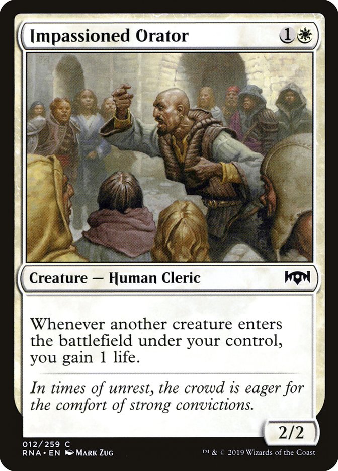 Impassioned Orator [Ravnica Allegiance] | Gear Gaming Bentonville
