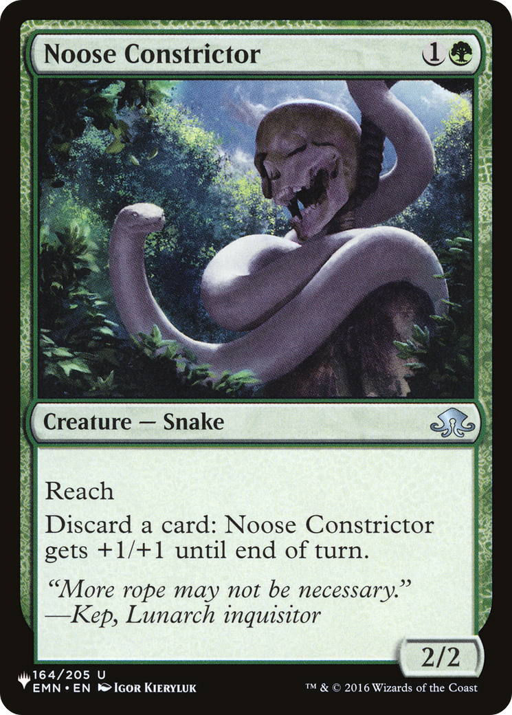 Noose Constrictor [The List Reprints] | Gear Gaming Bentonville