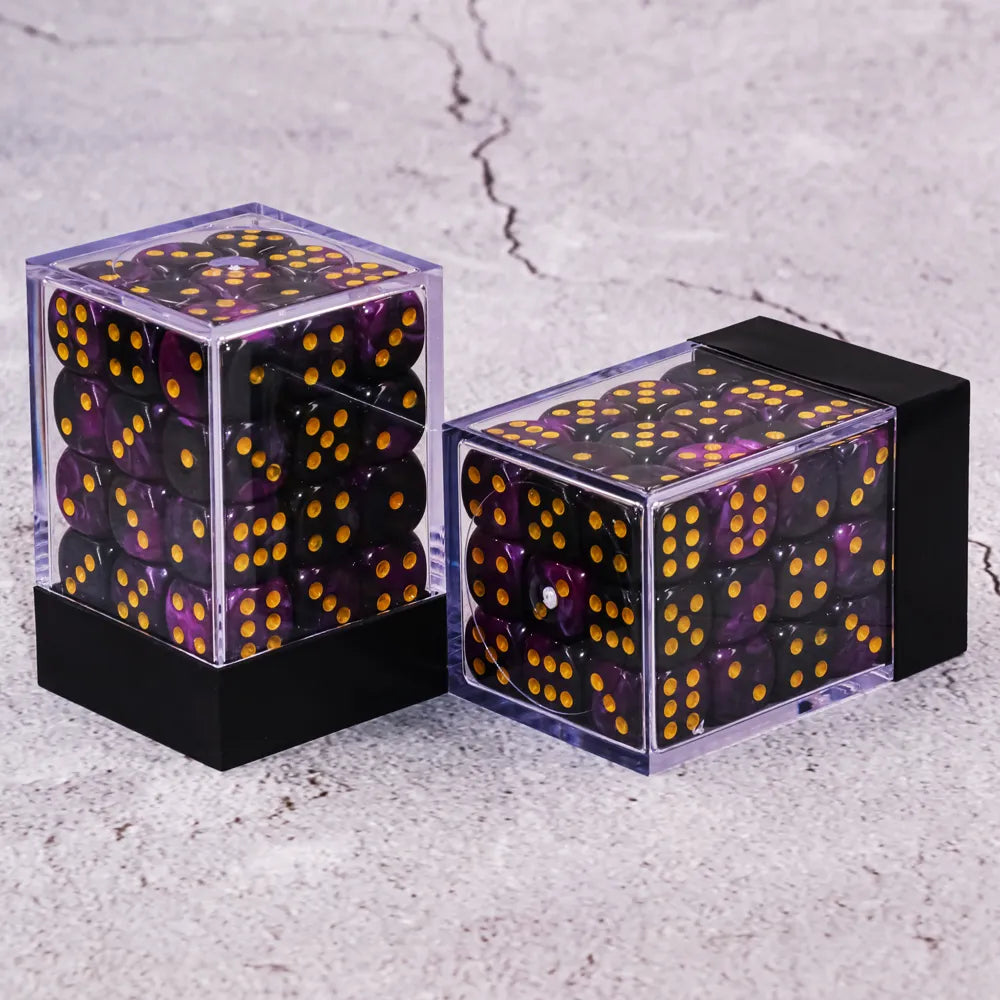 (Purple/Black) 12mm D6 block of 36 dice | Gear Gaming Bentonville