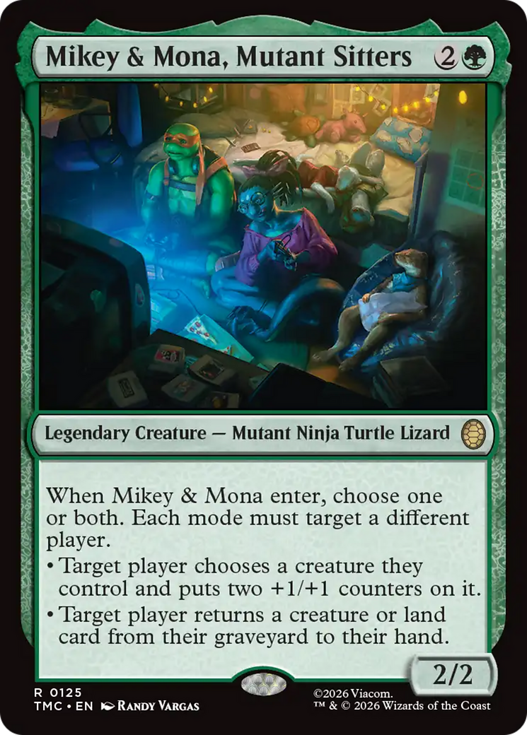 Mikey & Mona, Mutant Sitters [Teenage Mutant Ninja Turtles Commander] | Gear Gaming Bentonville