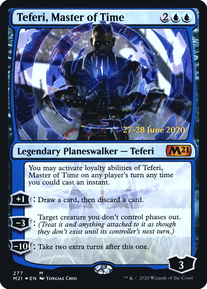 Teferi, Master of Time (277) [Core Set 2021 Prerelease Promos] | Gear Gaming Bentonville