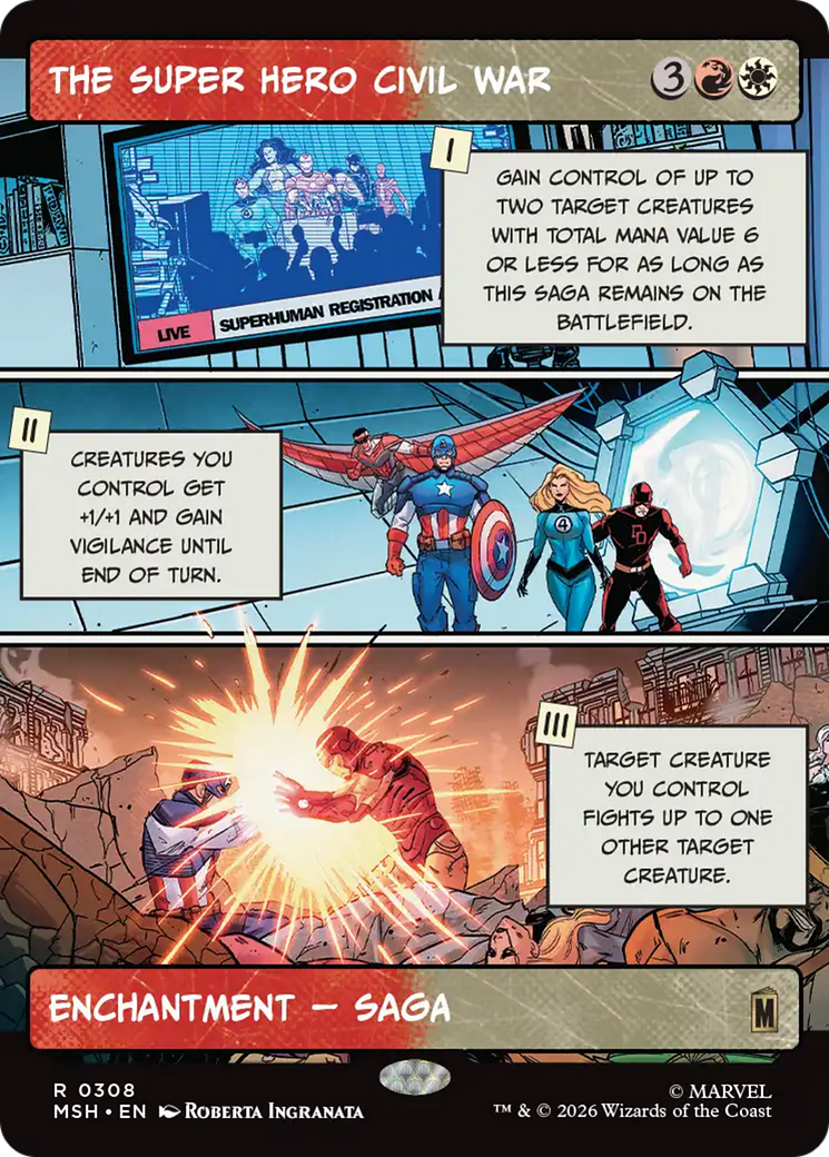 The Super Hero Civil War (Borderless) [Marvel Super Heroes] | Gear Gaming Bentonville