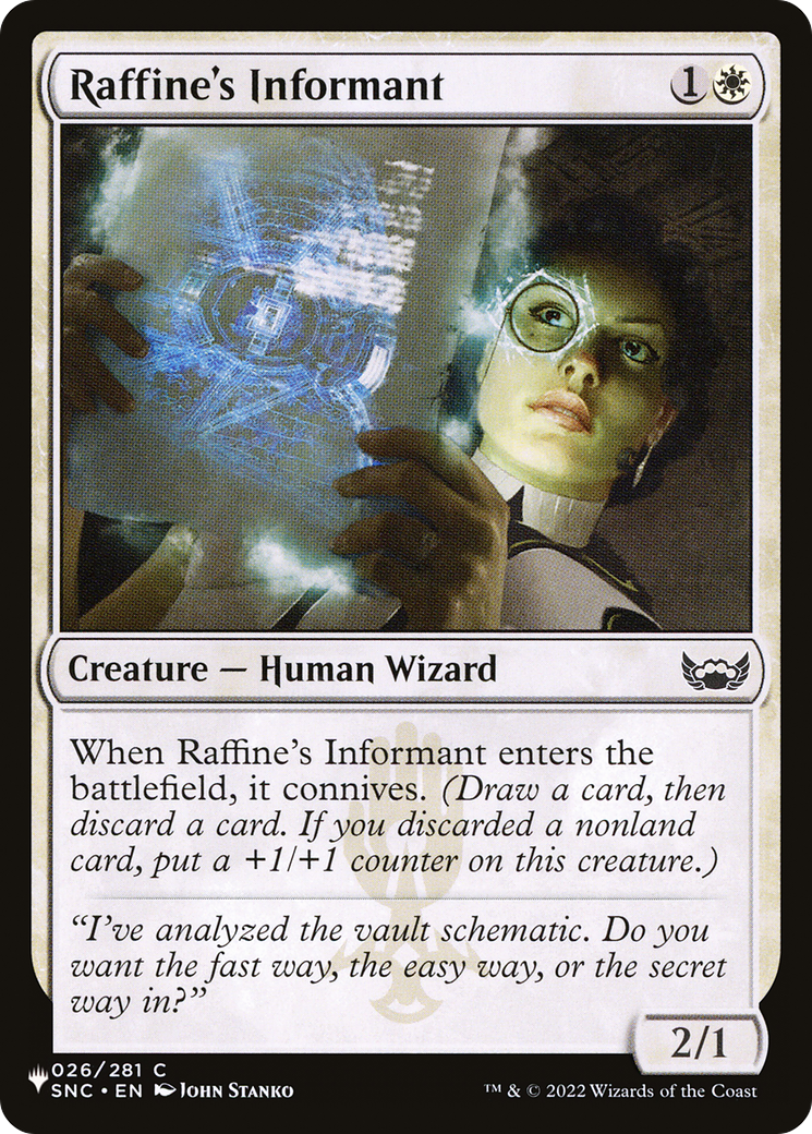 Raffine's Informant [The List Reprints] | Gear Gaming Bentonville