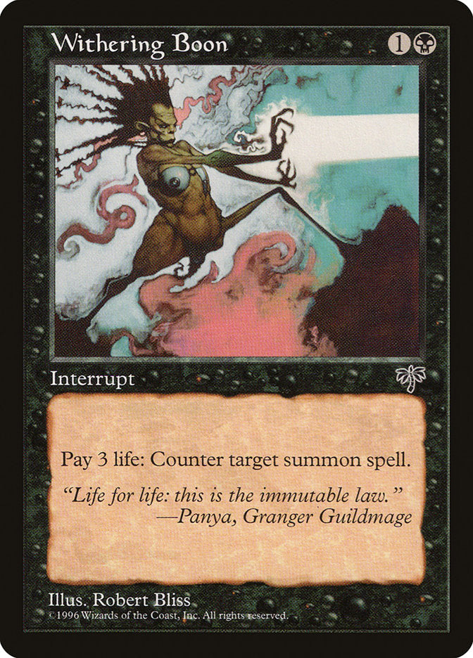 Withering Boon [Mirage] | Gear Gaming Bentonville