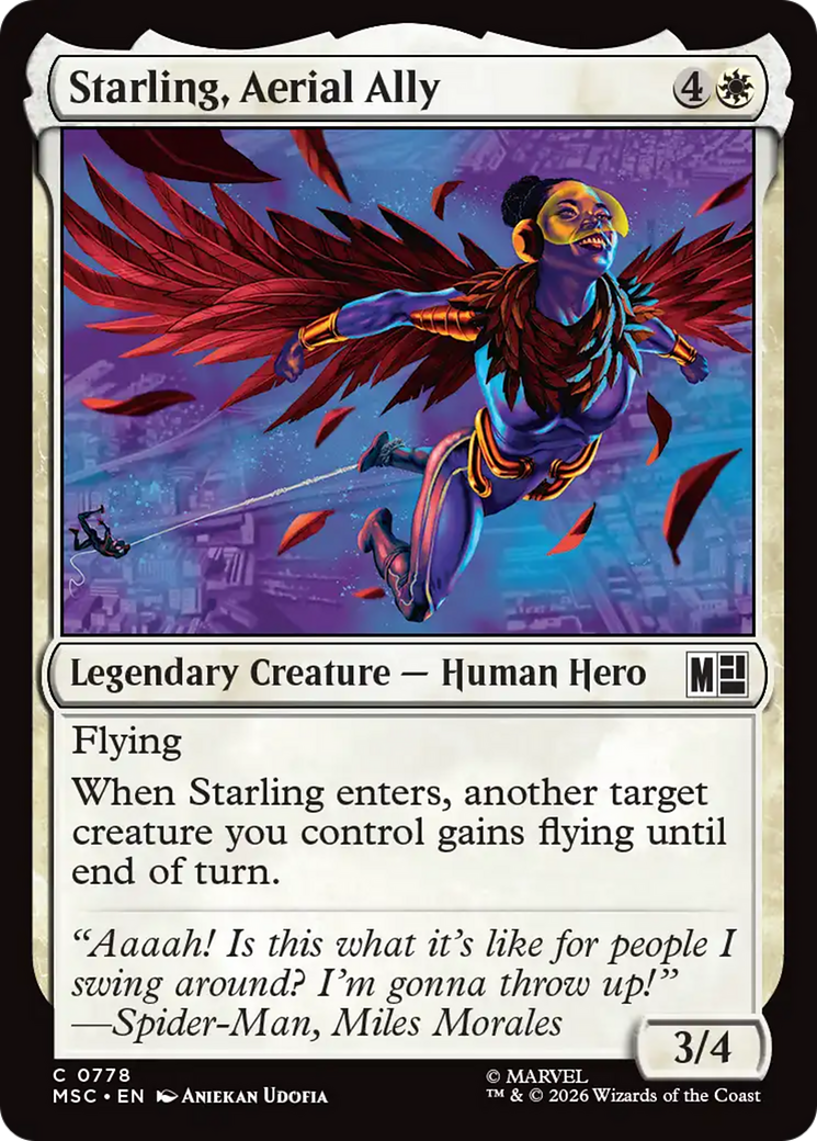 Starling, Aerial Ally [Marvel Super Heroes Commander] | Gear Gaming Bentonville