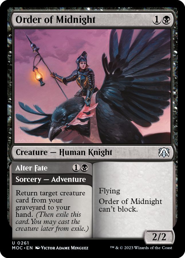 Order of Midnight // Alter Fate [March of the Machine Commander] | Gear Gaming Bentonville