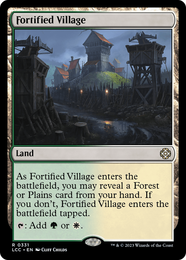 Fortified Village [The Lost Caverns of Ixalan Commander] | Gear Gaming Bentonville