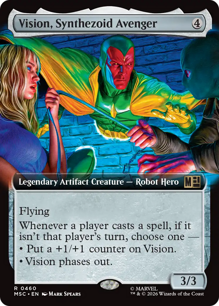 Vision, Synthezoid Avenger (Extended Art) [Marvel Super Heroes Commander] | Gear Gaming Bentonville
