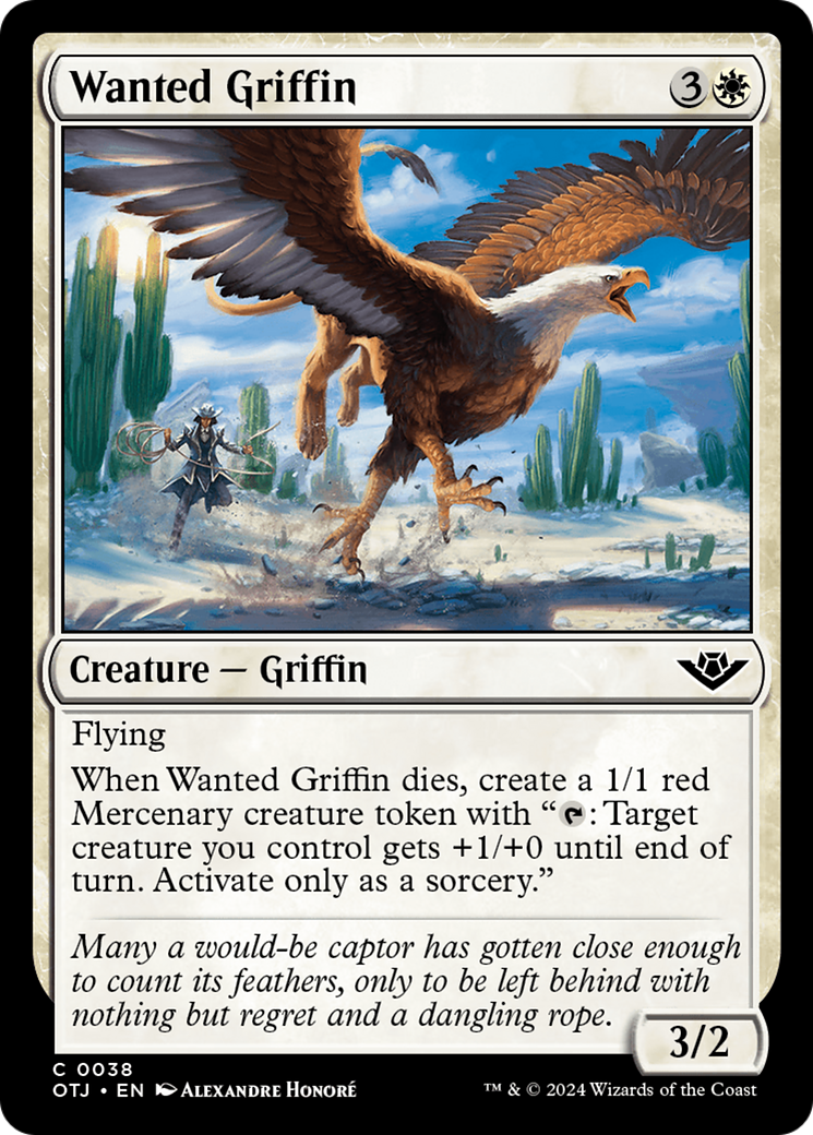 Wanted Griffin [Outlaws of Thunder Junction] | Gear Gaming Bentonville