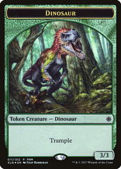Dinosaur // Treasure Double-Sided Token [Friday Night Magic 2017] | Gear Gaming Bentonville