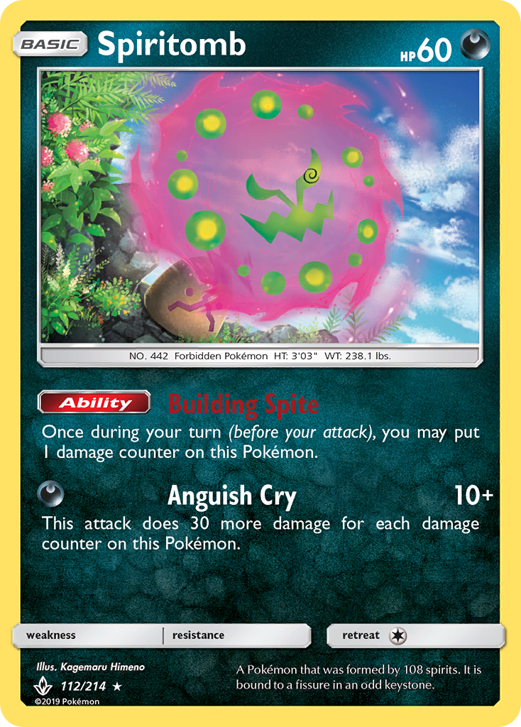 Spiritomb (112/214) [Sun & Moon: Unbroken Bonds] | Gear Gaming Bentonville