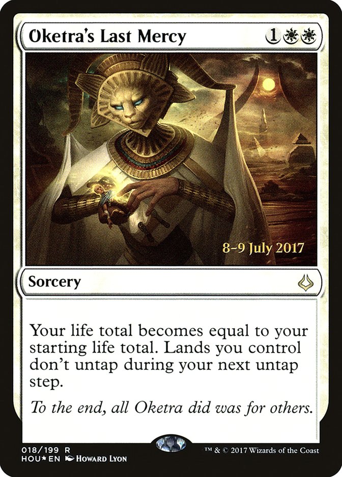 Oketra's Last Mercy [Hour of Devastation Prerelease Promos] | Gear Gaming Bentonville