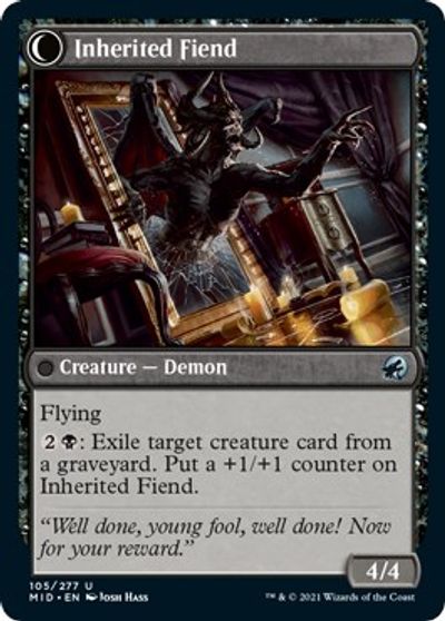 Heirloom Mirror // Inherited Fiend [Innistrad: Midnight Hunt] | Gear Gaming Bentonville
