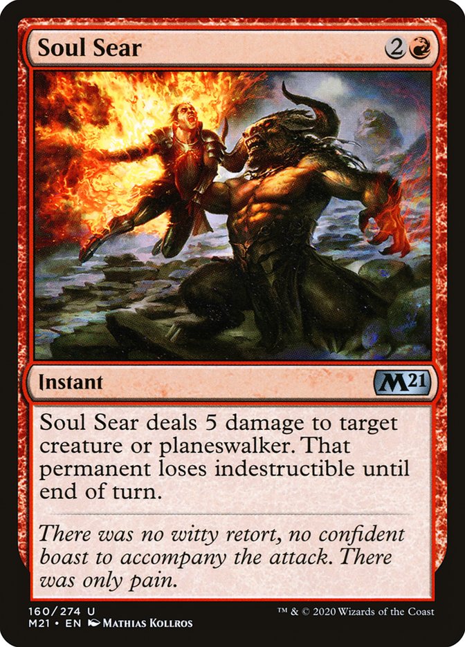 Soul Sear [Core Set 2021] | Gear Gaming Bentonville