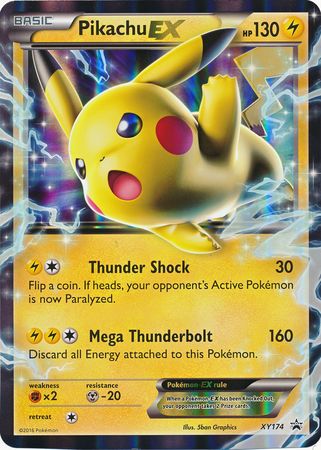 Pikachu EX (XY174) (Jumbo Card) [XY: Black Star Promos] | Gear Gaming Bentonville