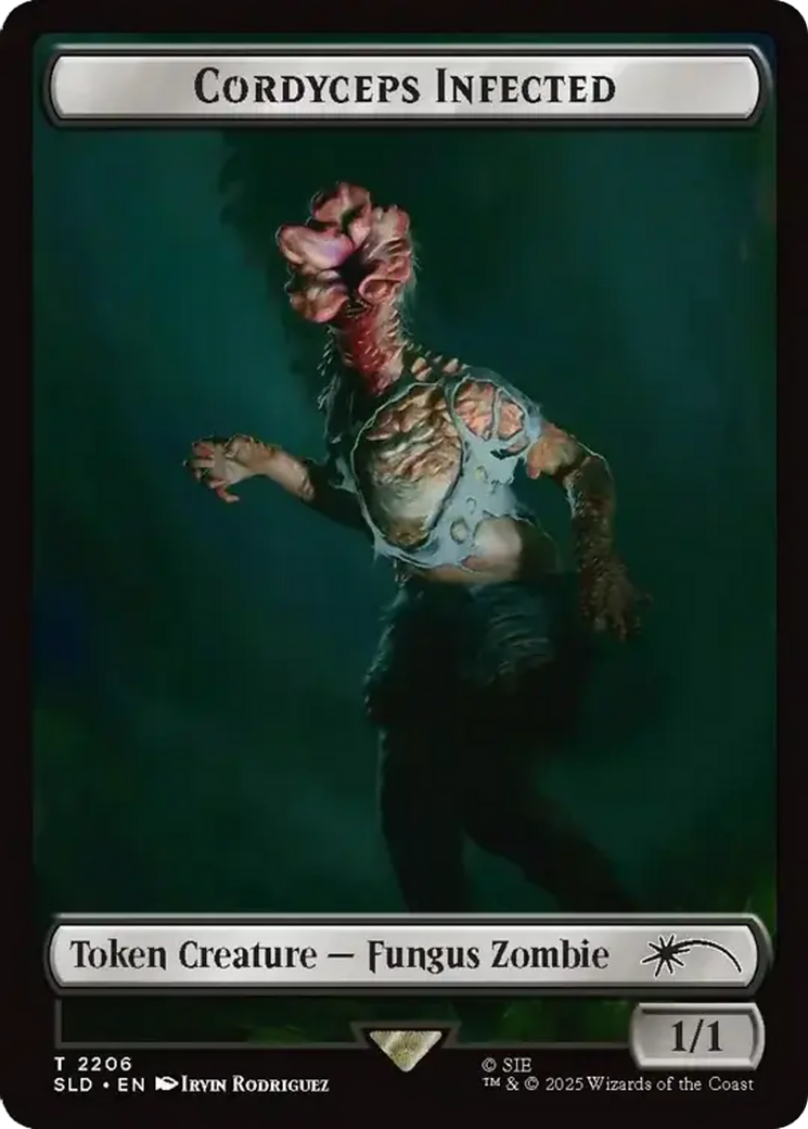 Cordyceps Infected Token (2206) [Secret Lair Drop Series] | Gear Gaming Bentonville