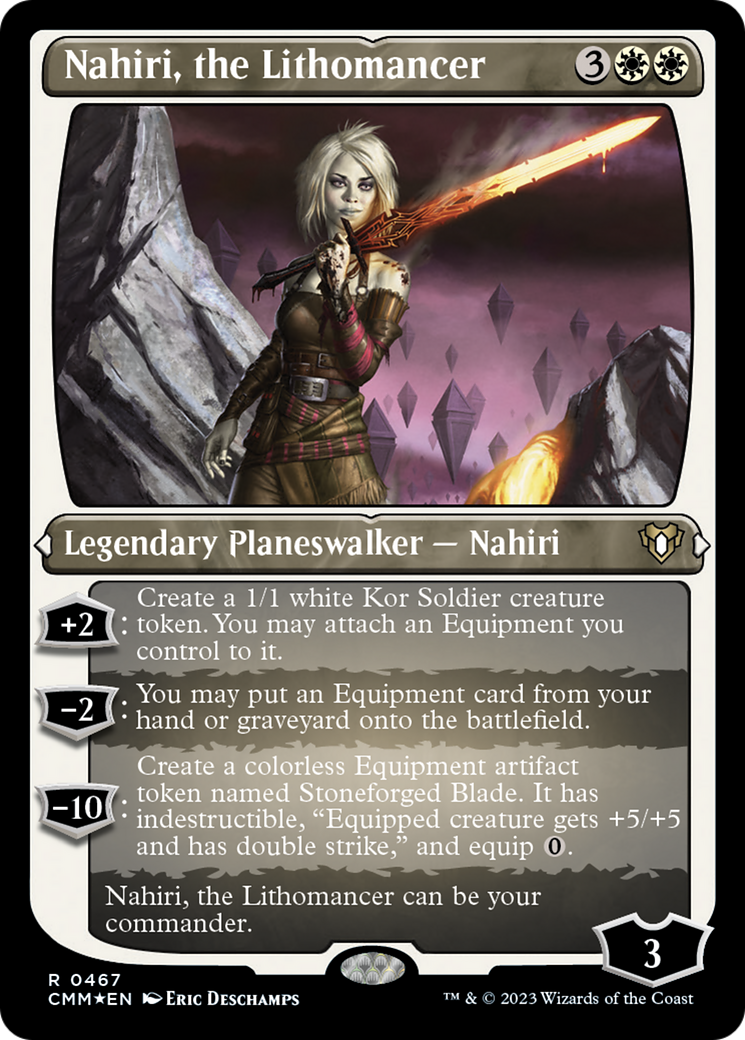 Nahiri, the Lithomancer (Foil Etched) [Commander Masters] | Gear Gaming Bentonville