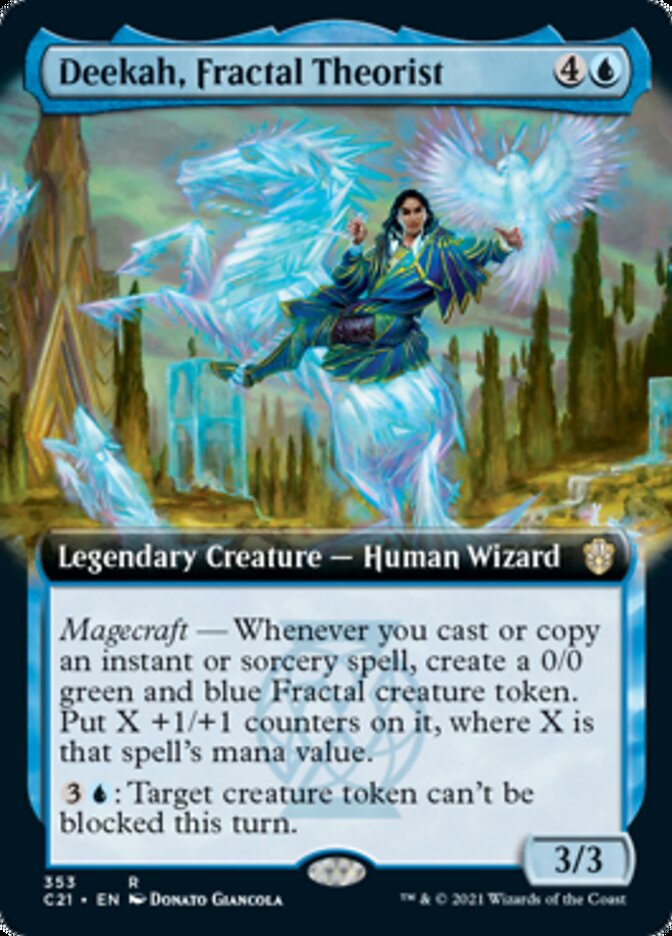 Deekah, Fractal Theorist (Extended Art) [Commander 2021] | Gear Gaming Bentonville