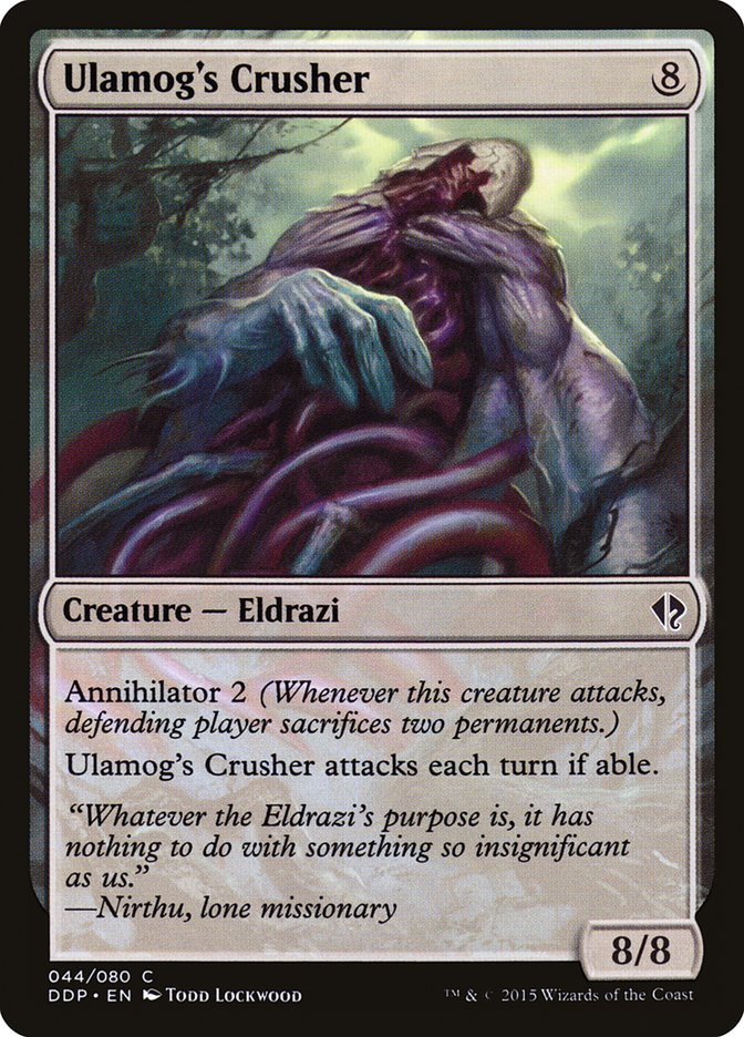 Ulamog's Crusher [Duel Decks: Zendikar vs. Eldrazi] | Gear Gaming Bentonville