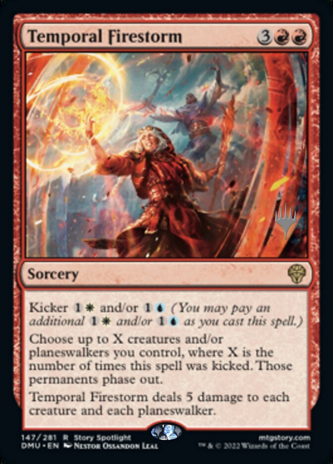 Temporal Firestorm (Promo Pack) [Dominaria United Promos] | Gear Gaming Bentonville