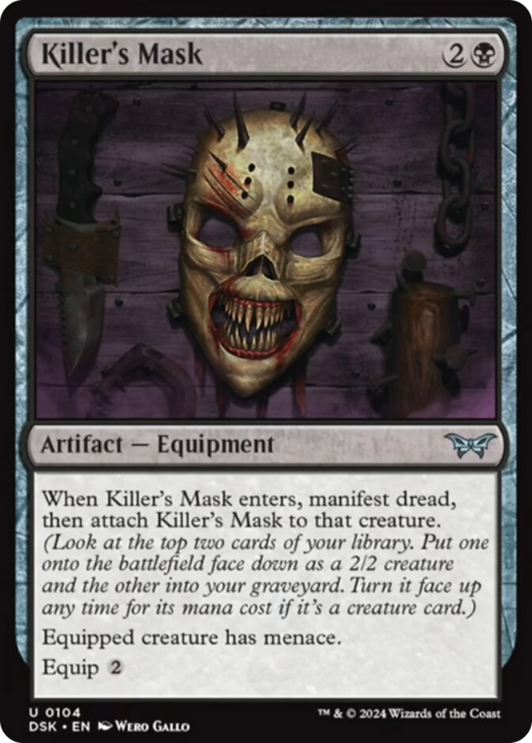 Killer's Mask [Duskmourn: House of Horror] | Gear Gaming Bentonville