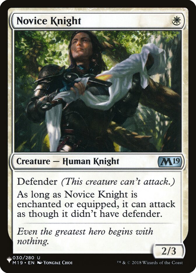 Novice Knight [The List] | Gear Gaming Bentonville