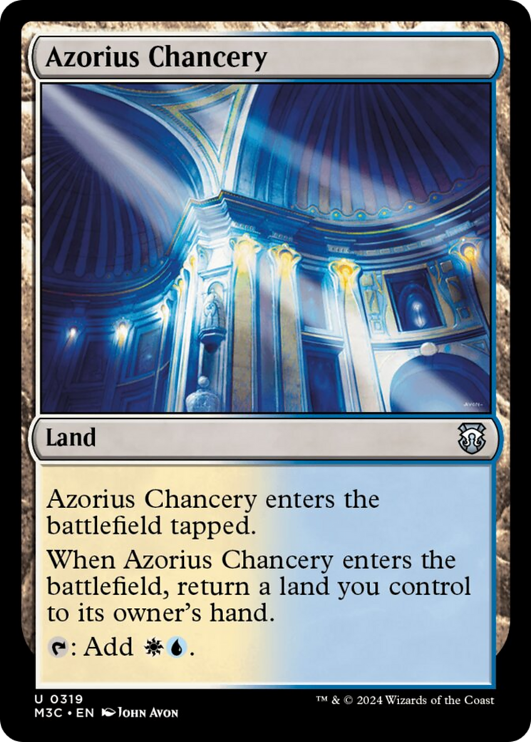 Azorius Chancery [Modern Horizons 3 Commander] | Gear Gaming Bentonville