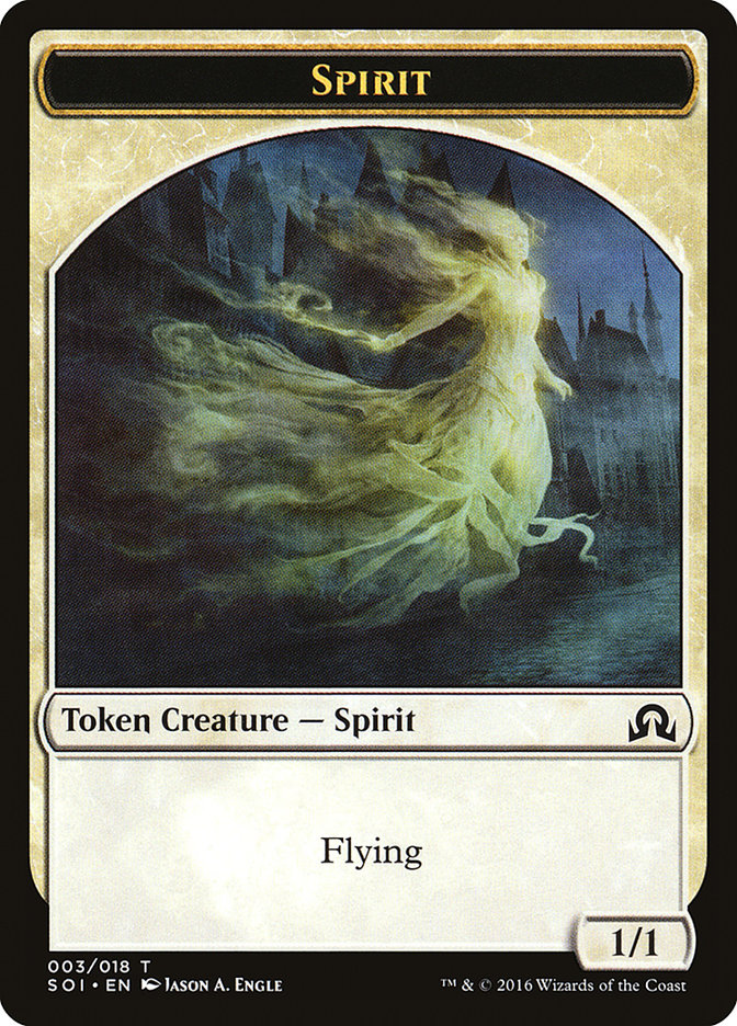 Spirit Token [Shadows over Innistrad Tokens] | Gear Gaming Bentonville
