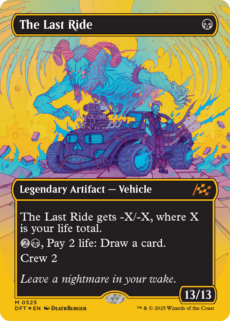 The Last Ride (Borderless) (First-Place Foil) [Aetherdrift] | Gear Gaming Bentonville