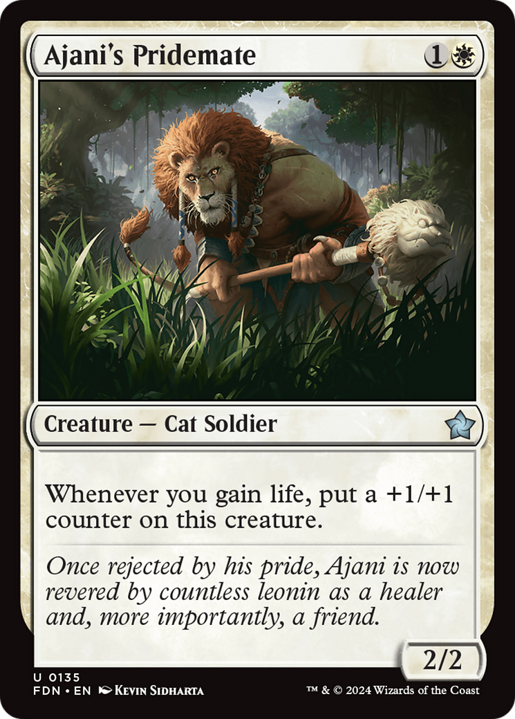 Ajani's Pridemate [Foundations] | Gear Gaming Bentonville