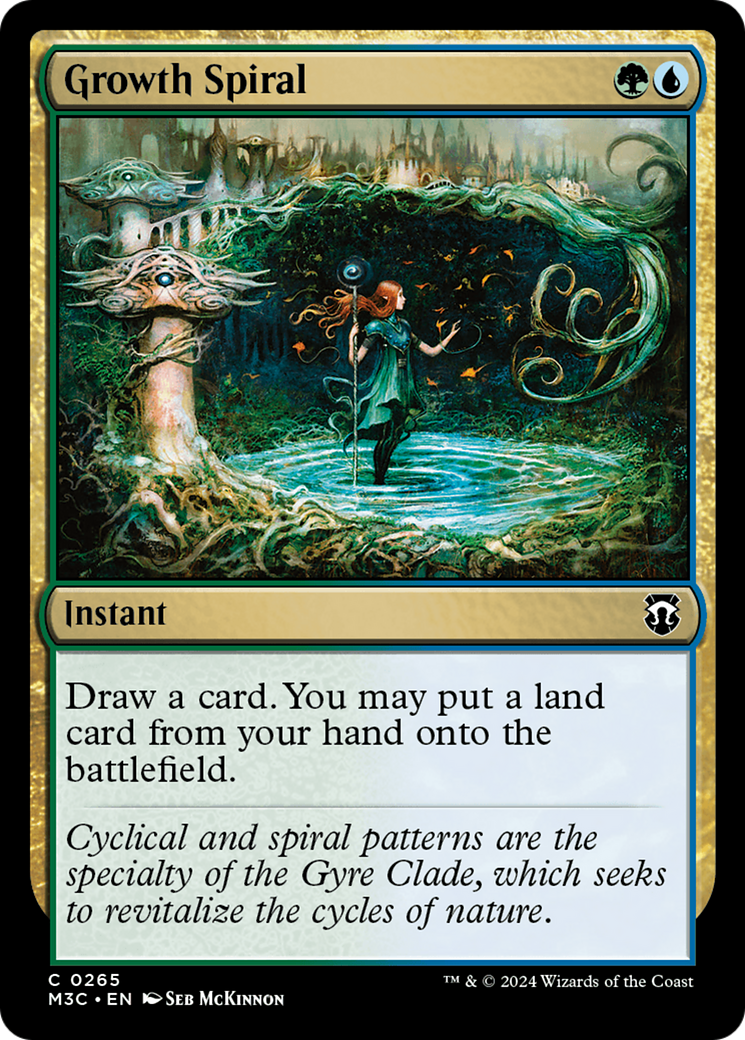 Growth Spiral (Ripple Foil) [Modern Horizons 3 Commander] | Gear Gaming Bentonville